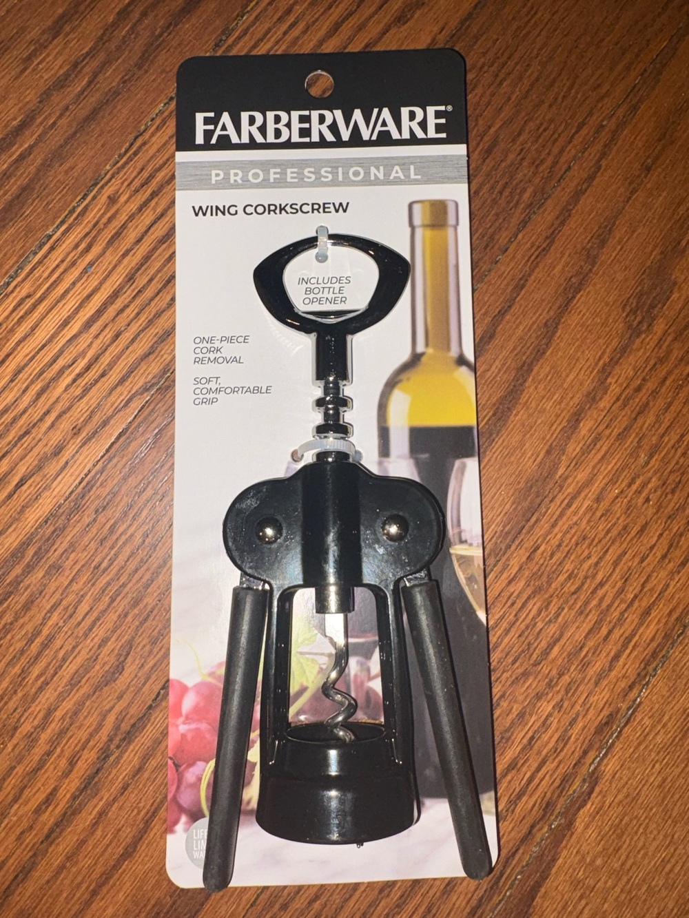 Farberware Professional Wing Corkscrew New with Tags Wine Bottle Opener